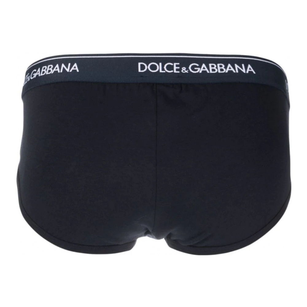 'Logo-Waistband' Unterhose für Herren - 2 Stücke