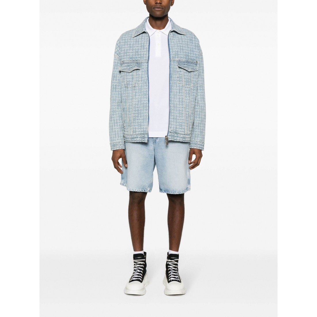 '4G Zip-Up' Überhemd für Herren