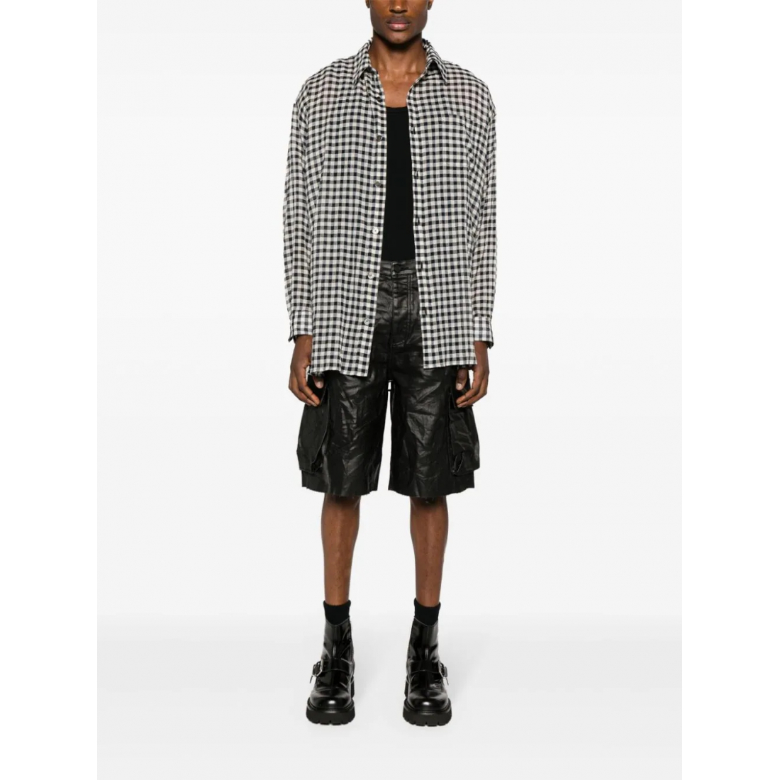 'Crinkled' Shorts für Herren