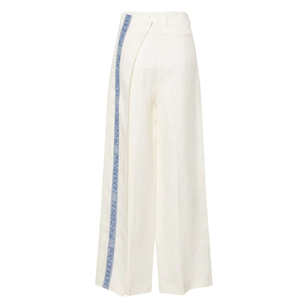 Pantalon Palazzo 'Logo-Stripe' pour Femmes