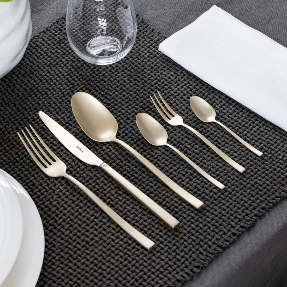 'Rock' Cutlery Set - 24 Pieces