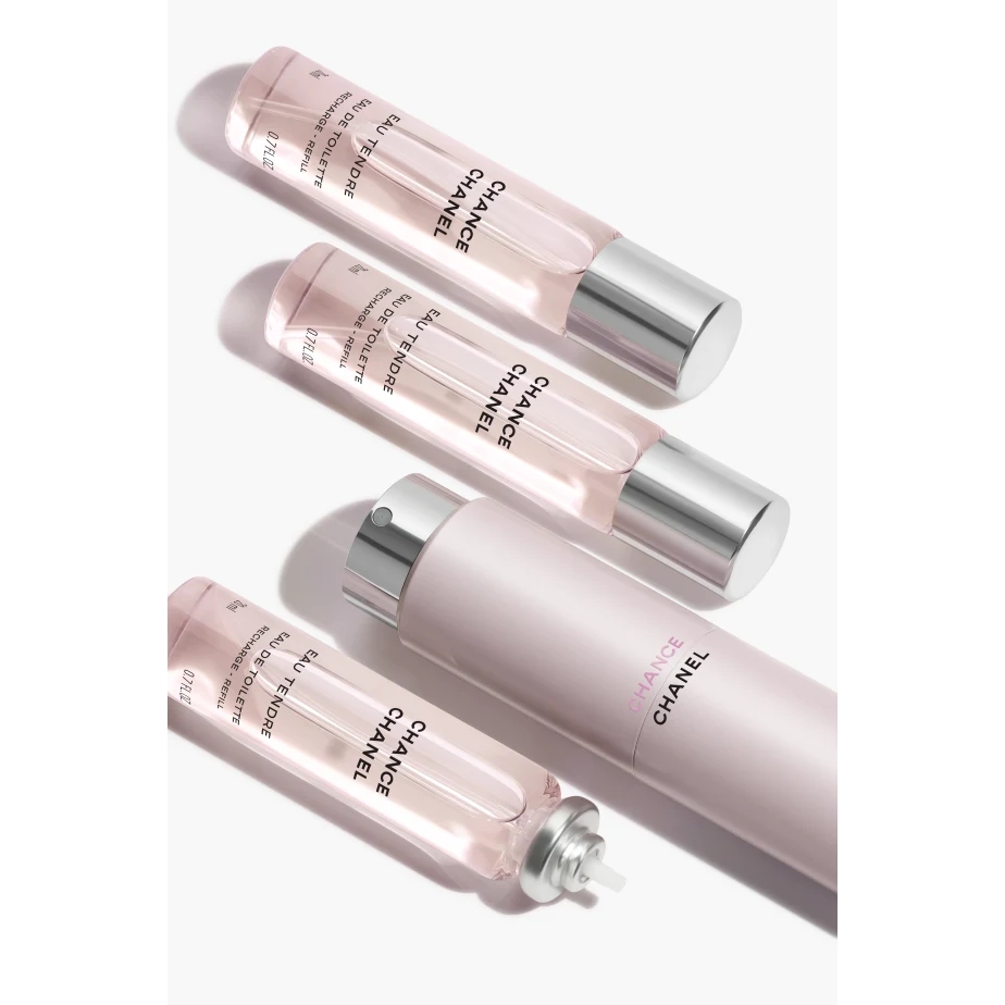 Coffret de parfum 'Chance Eau Tendre Twist & Spray' - 20 ml, 3 Pièces