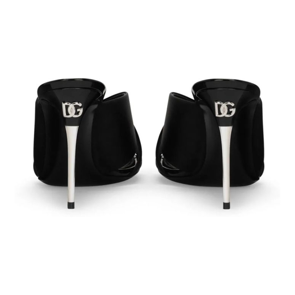 Women's 'Crossover-Strap Stiletto' High Heel Mules