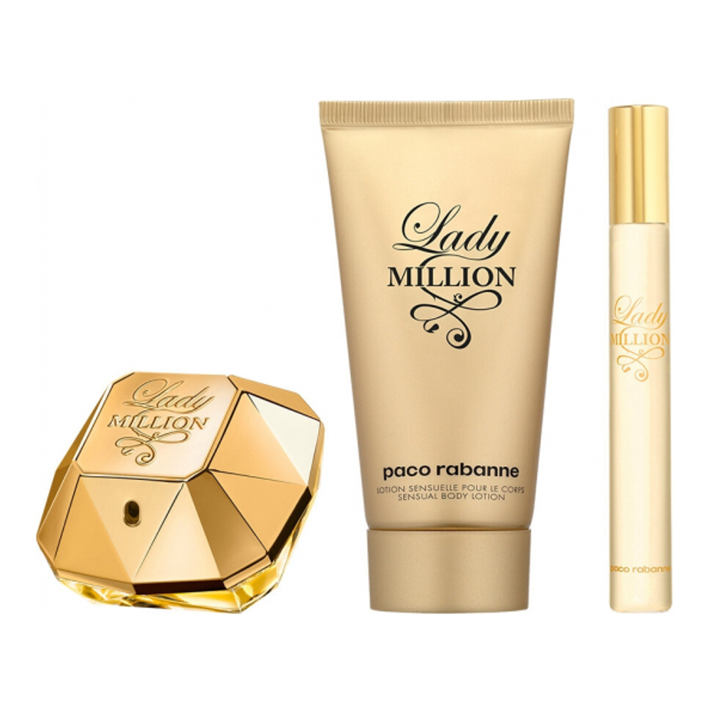 Coffret de parfum 'Lady Million' - 3 Pièces