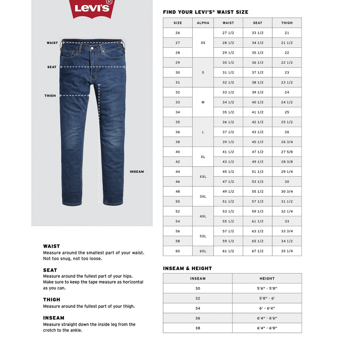 Jeans '514™ Straight Fit' pour Hommes