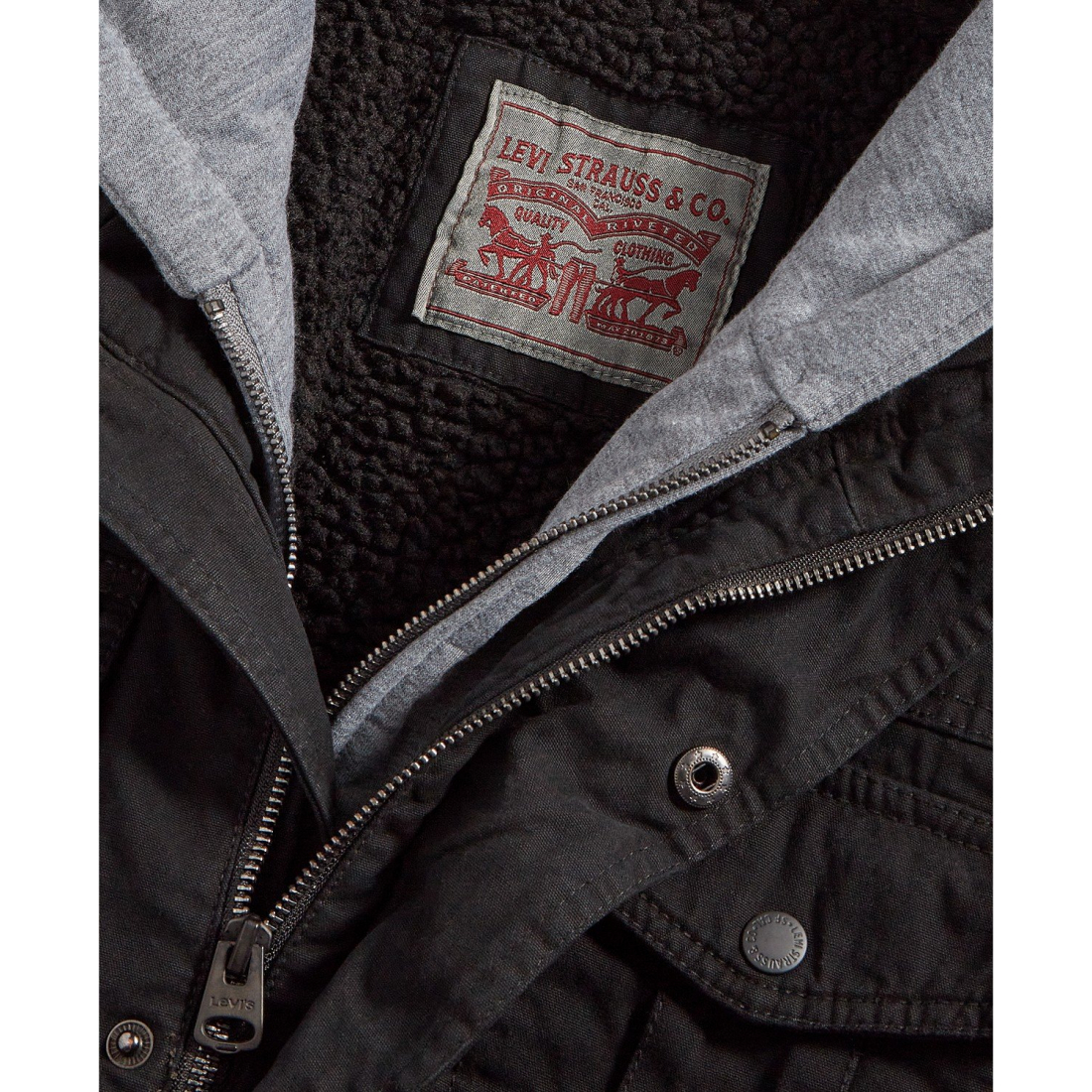 Veste 'Two Pocket Hooded' pour Hommes