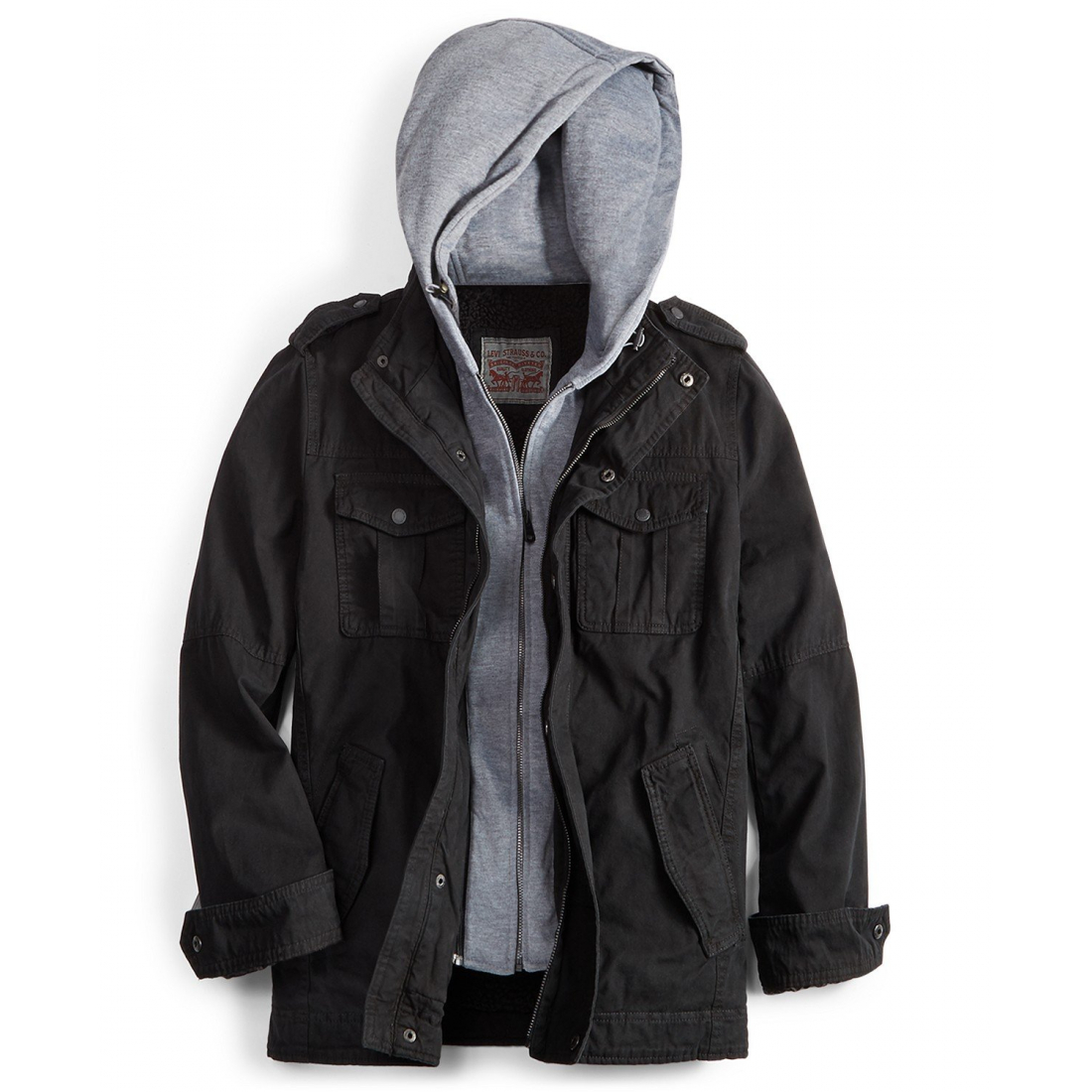 Veste 'Two Pocket Hooded' pour Hommes