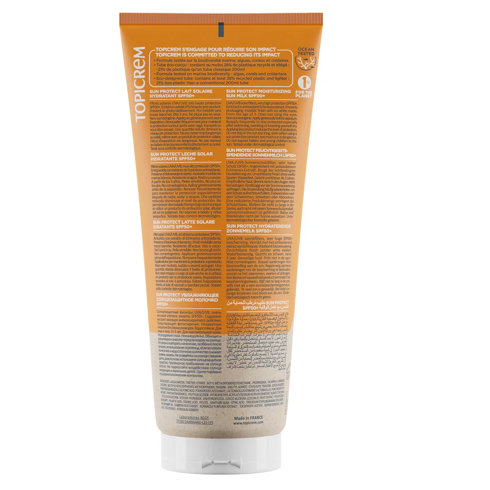 Lait solaire 'Sun Protect Moisturizing SPF50+' - 200 ml