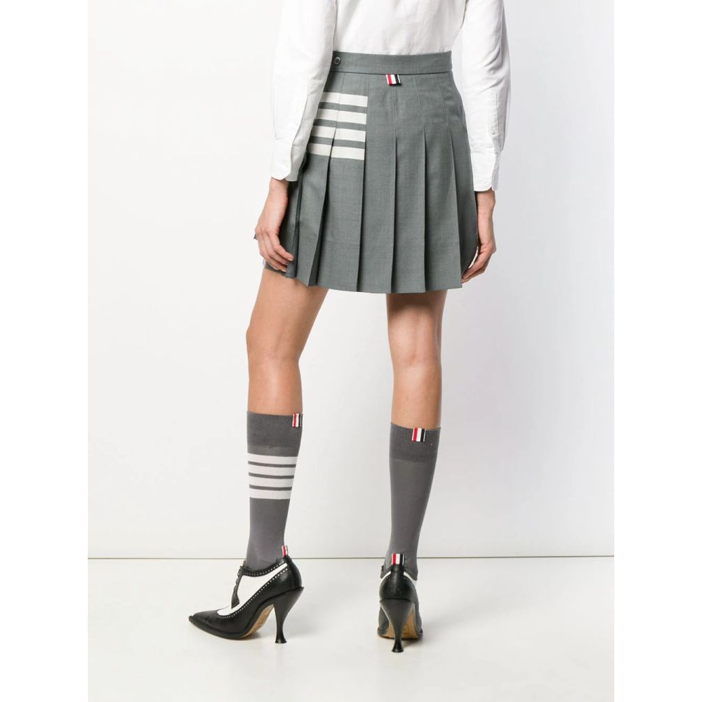 Mini Jupe '4-Bar Pleated' pour Femmes