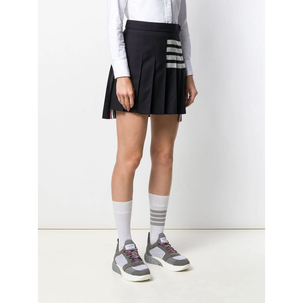 Mini Jupe '4-Bar Pleated' pour Femmes