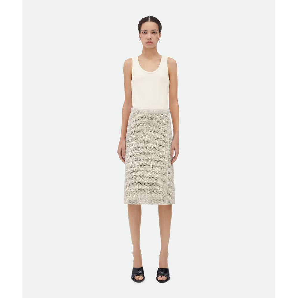 Jupe Midi 'Crochet' pour Femmes