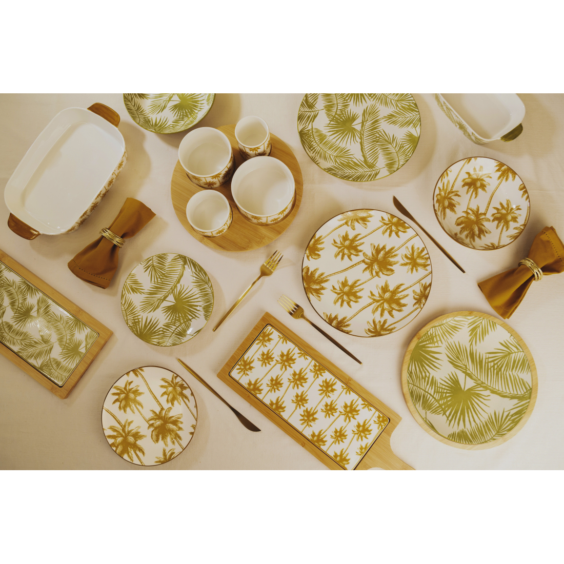 Planche à découper 'Aruba Porcelain' - 44.5 x 17 cm