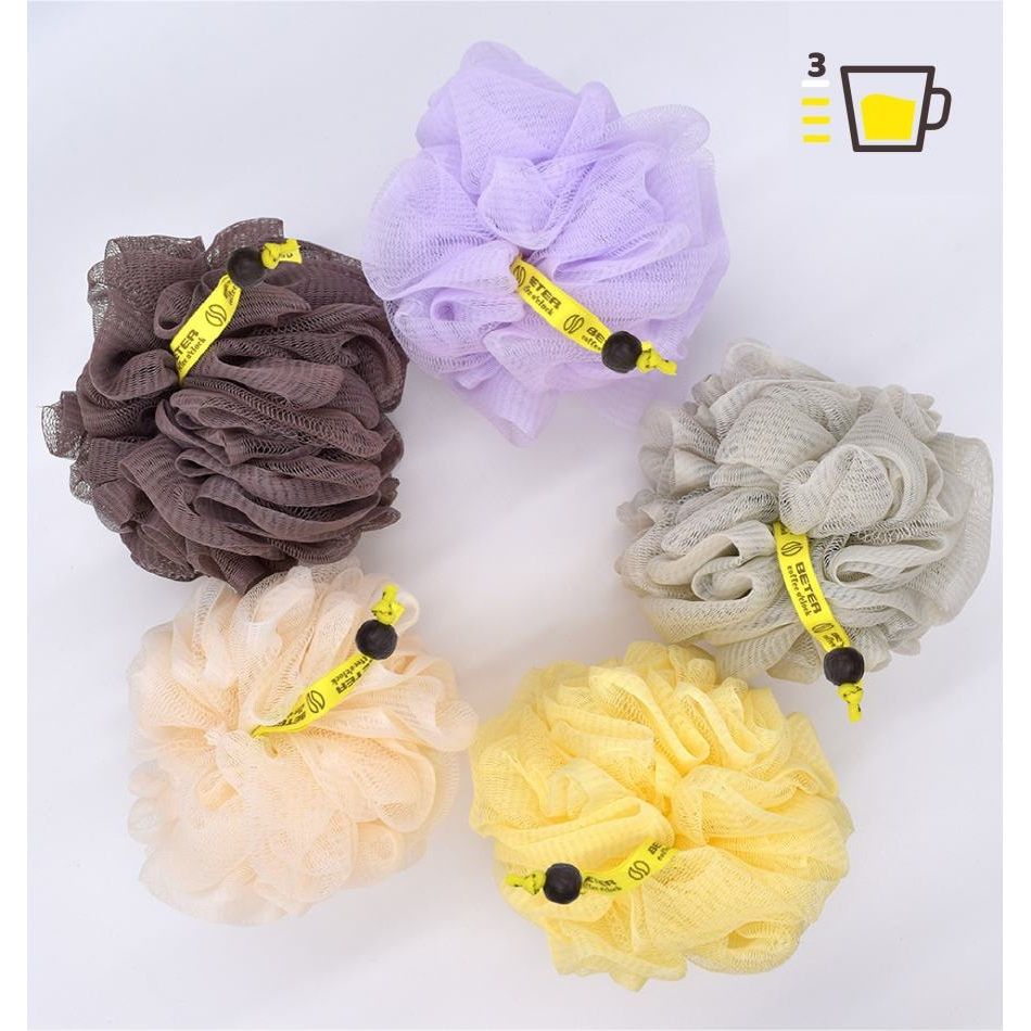 'Coffee o'Clock' Shower Pouf