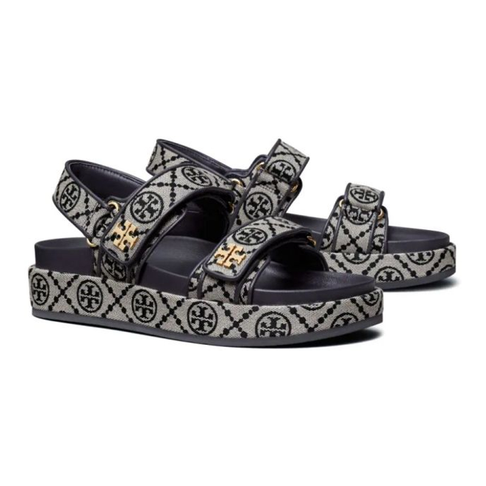 'Kira Sport Monogram' Sandalen mit Plateausohle für Damen