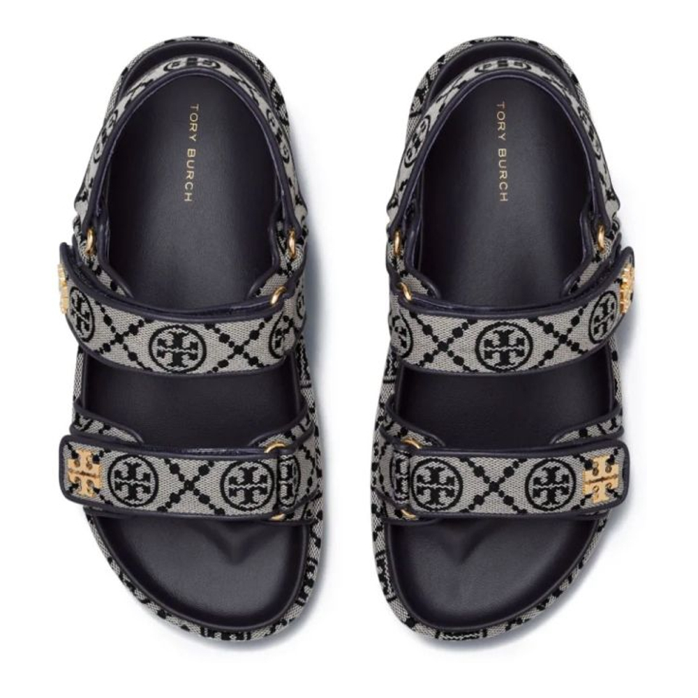 'Kira Sport Monogram' Sandalen mit Plateausohle für Damen