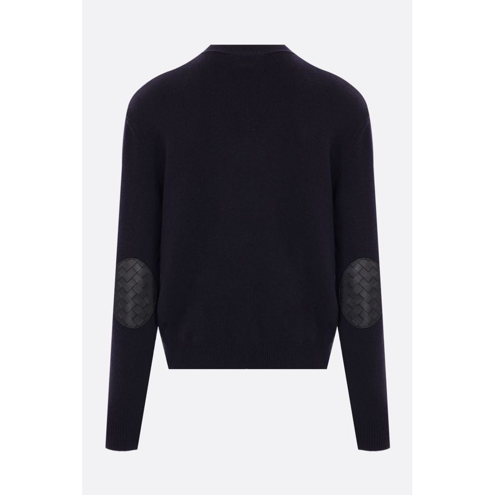 'Intrecciato Patches' Kaschmirpullover für Herren