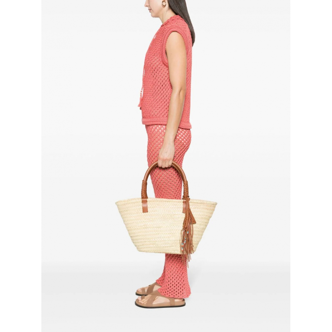 Women's 'Large Icon Palm Leaf' Tote Bag