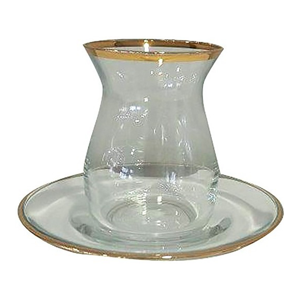 Lot De 6 Tasses A The Filet Dore