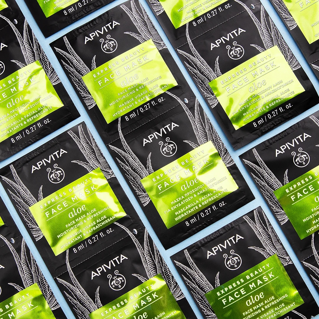 'Express Beauty Moisturizing & Refreshing' Face Mask - Aloe Vera 8 ml, 2 Pieces