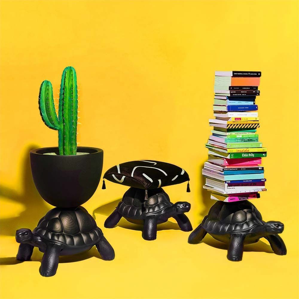 'Turtle Carry' Pouf - 44 cm x 43 cm