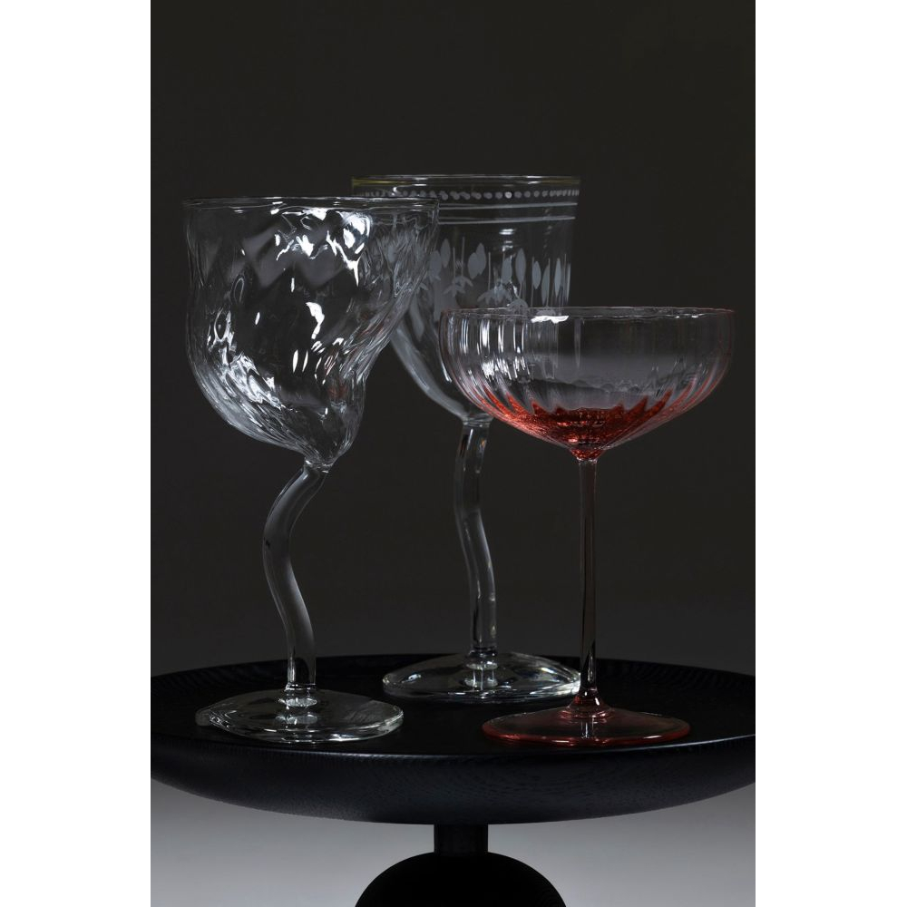 'Bollicine' Glas Set - 15 cm - 2 Stücke