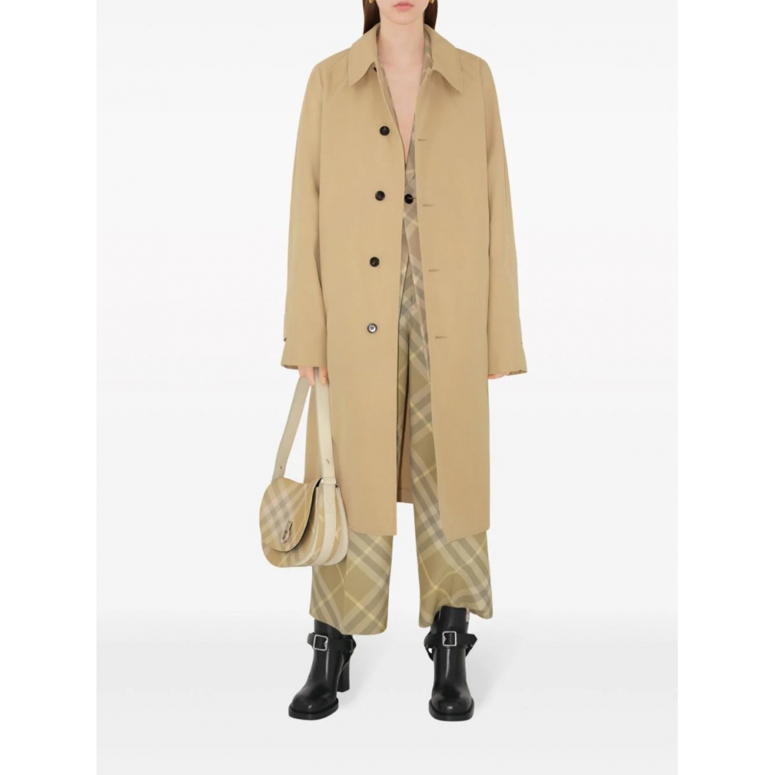 Pantalon 'Check-Print Tailored' pour Femmes