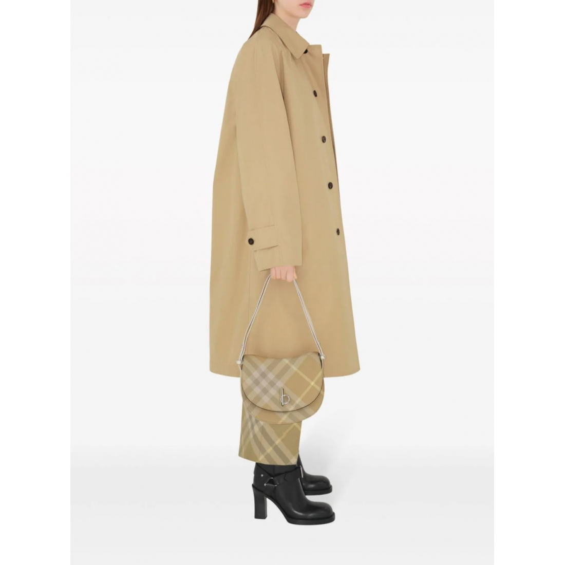 Pantalon 'Check-Print Tailored' pour Femmes