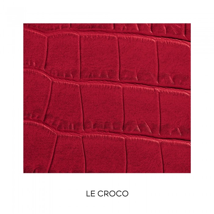 Etui rouge à lèvres + Miroir 'Rouge G' - Le Croco