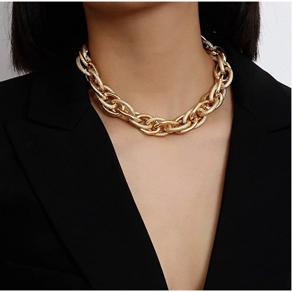 Collier 'Textured Link' pour Femmes