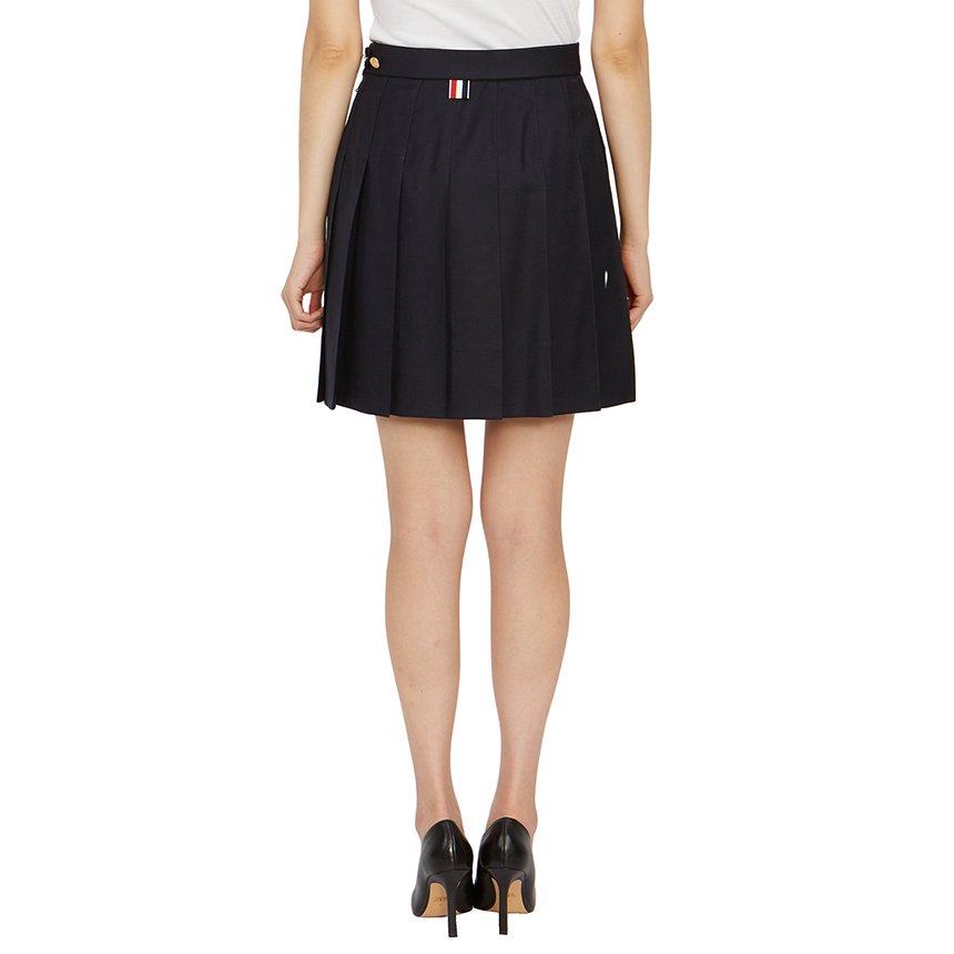 Mini Jupe 'Dropped Back Pleated' pour Femmes