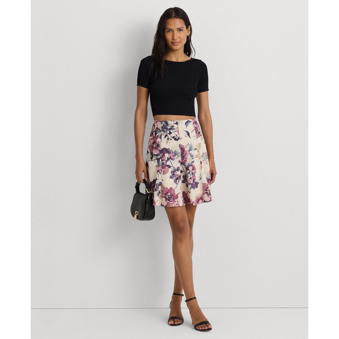 Women's 'Floral' Mini Skirt