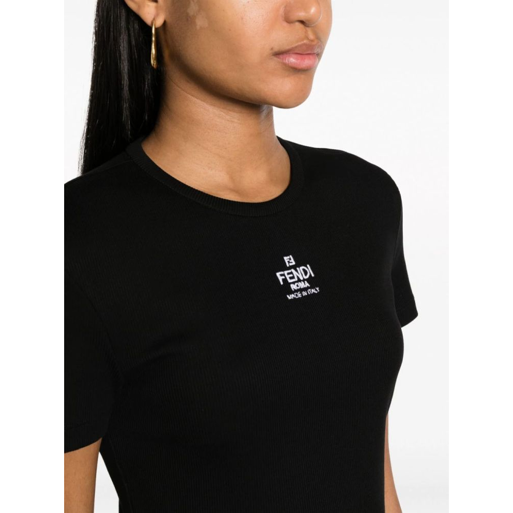 Women's 'Logo-Embroidered' T-Shirt