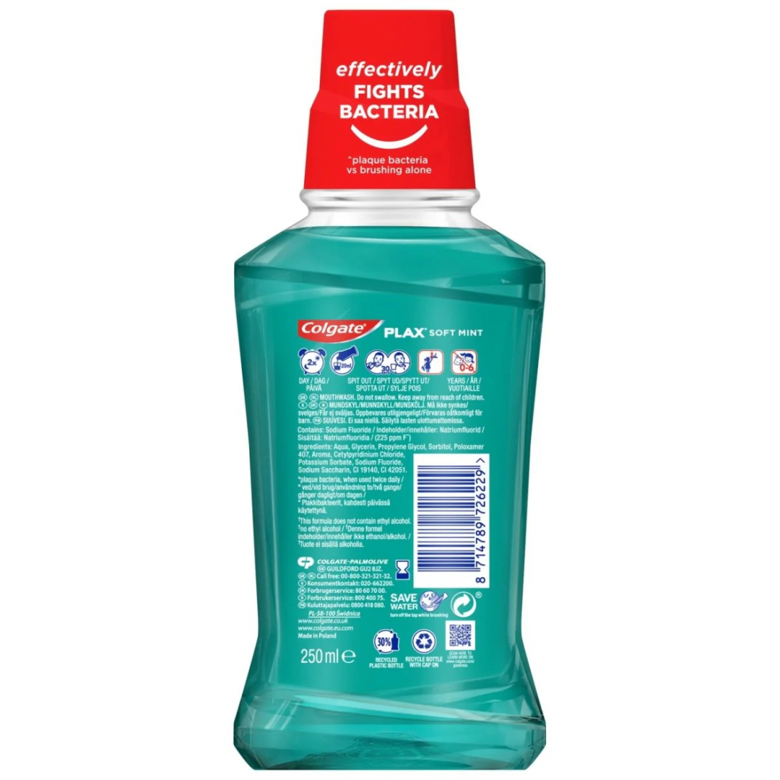 Bain de bouche 'Plax Soft Mint' - 250 ml