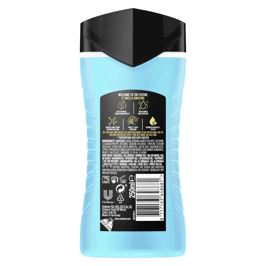 'Ice Chill 3in1' Shower Gel - 250 ml