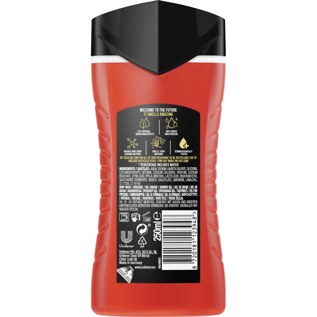 'Recharge Arctic Mint & Cool Spices 3in1' Shower Gel - 250 ml