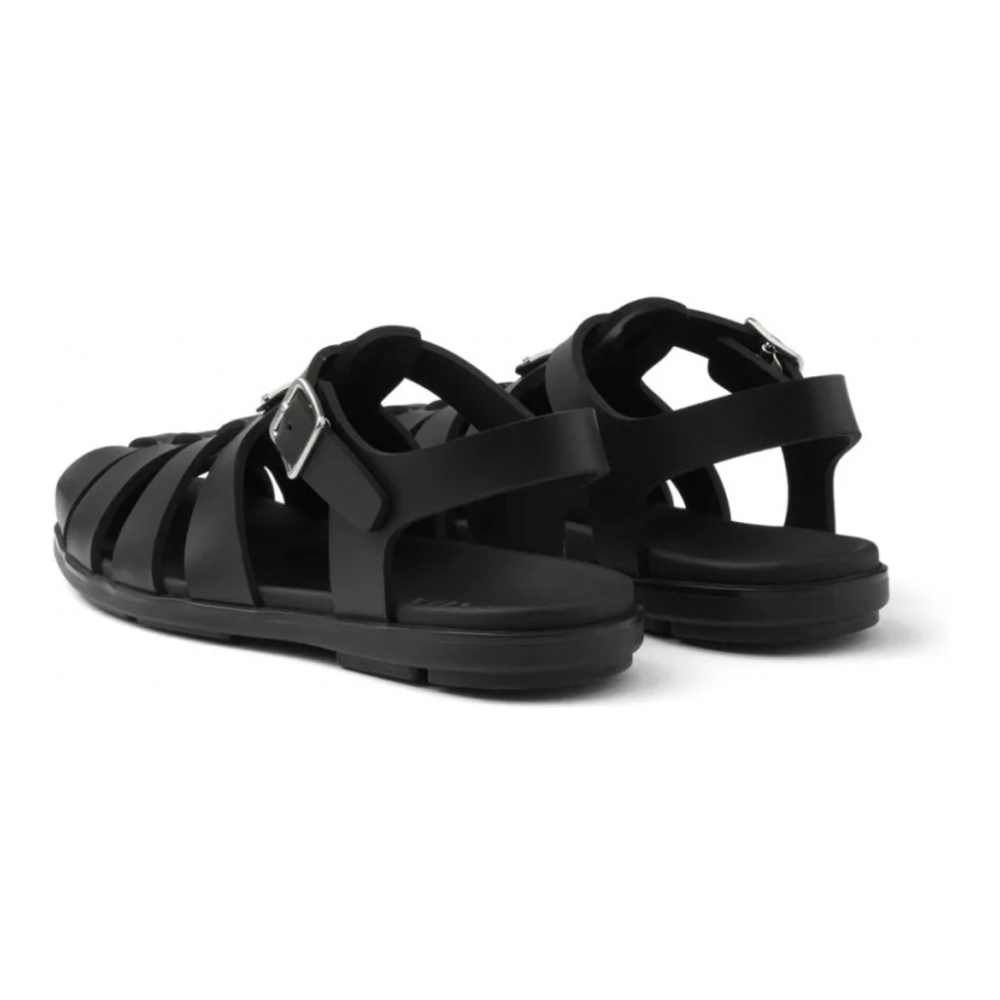 Sandales plates 'Triangle-Logo' pour Hommes