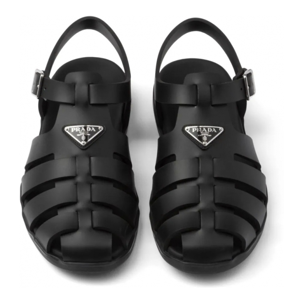 Sandales plates 'Triangle-Logo' pour Hommes