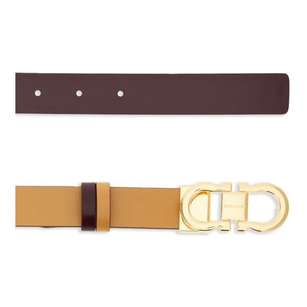 Ceinture 'Gancini-Buckle Reversible' pour Femmes