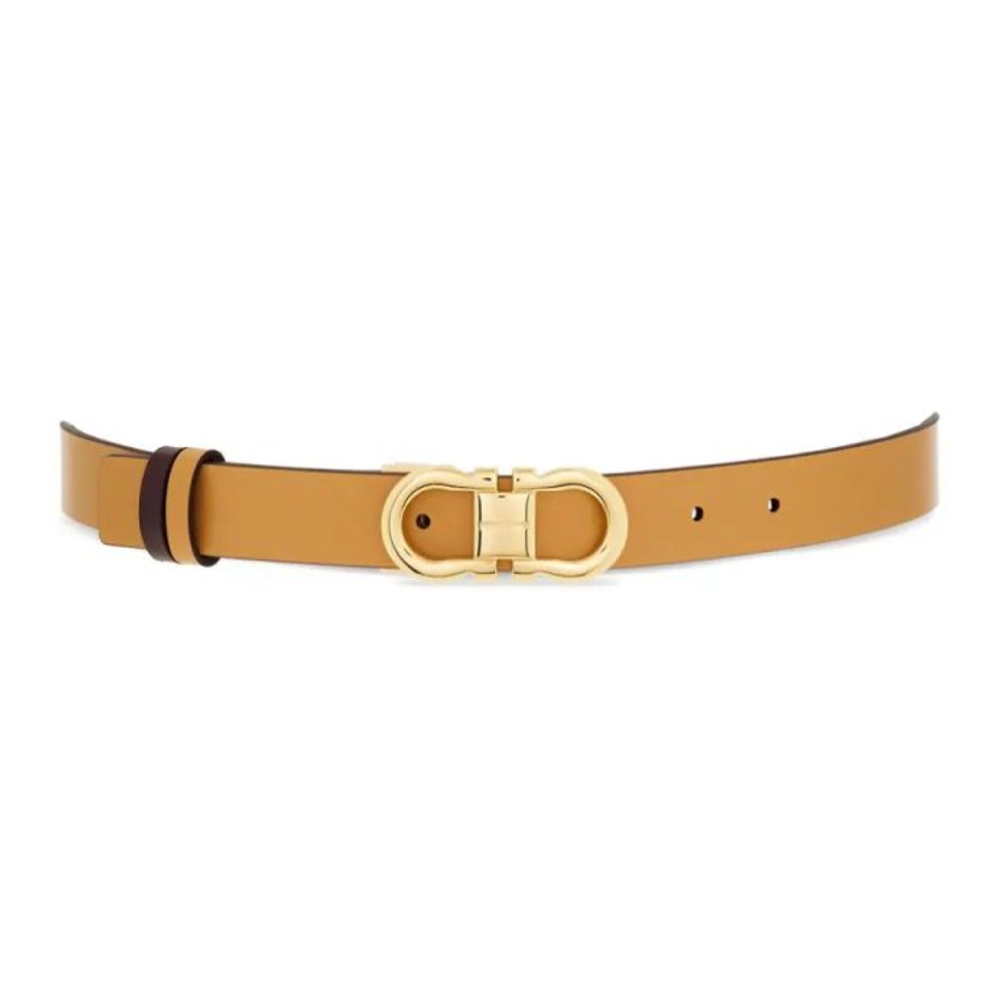 Ceinture 'Gancini-Buckle Reversible' pour Femmes