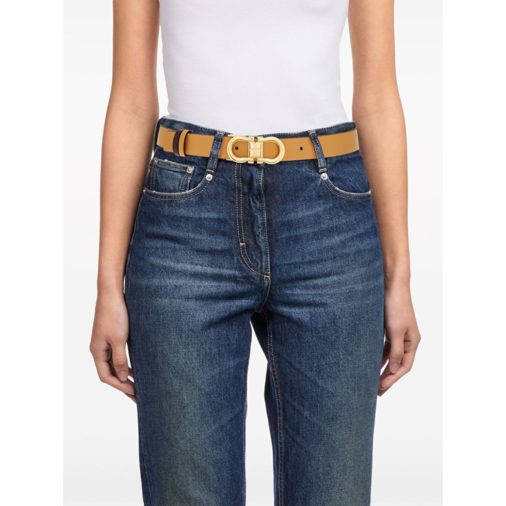 Ceinture 'Gancini-Buckle Reversible' pour Femmes