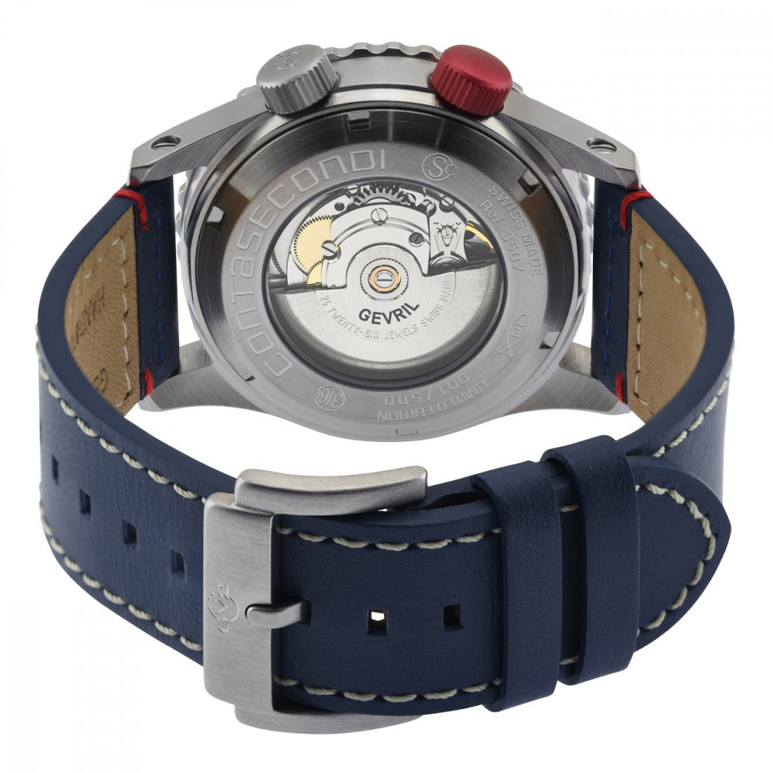 Montre 'Contasecondi' Automatique Suisse pour Hommes