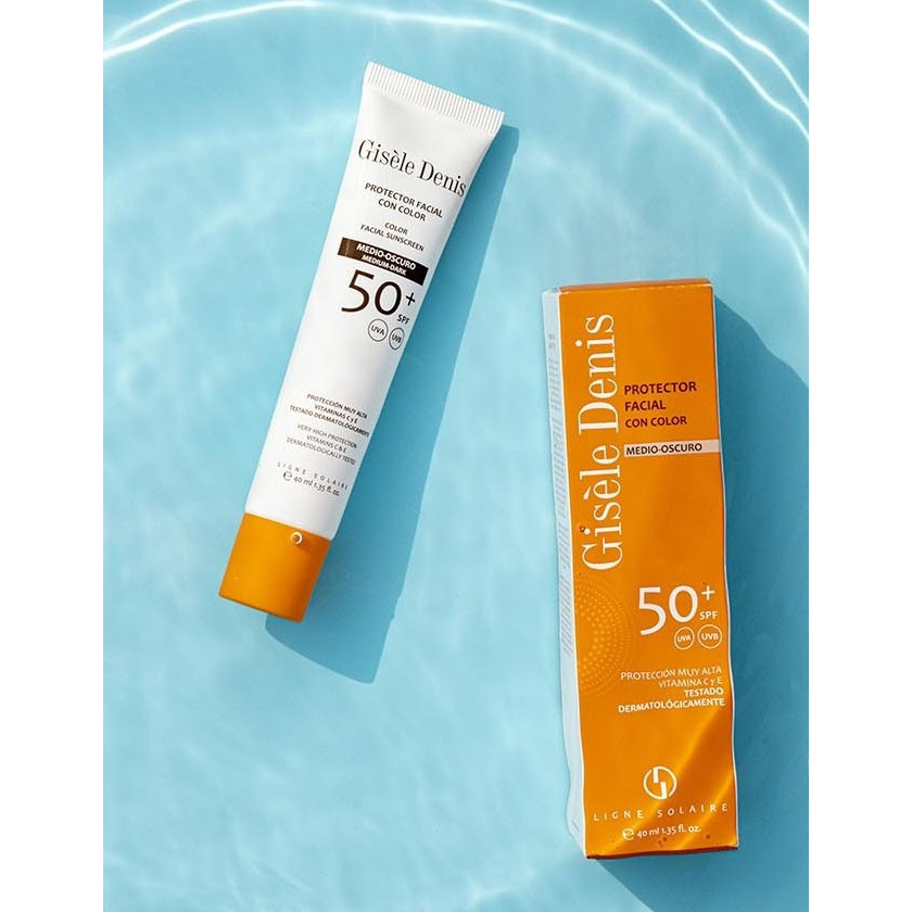 Crème solaire teintée 'SPF50+' - Medium Dark 40 ml