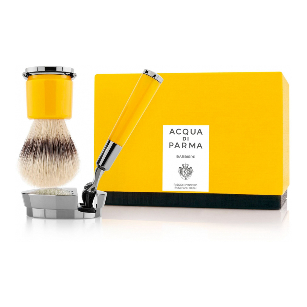 Pinceau, Rasoir 'Barbiere' - 2 Pièces