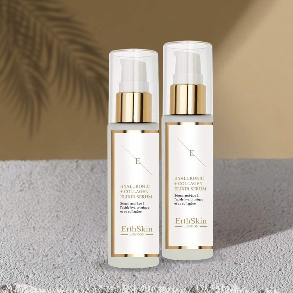 'Hyaluronic Acid & Collagen' Gesichtsserum - 60 ml, 2 Stücke