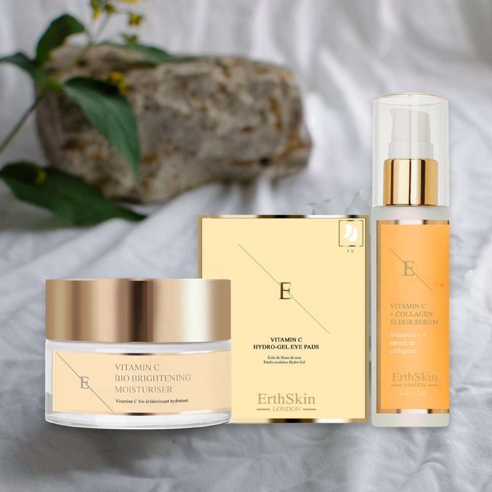 'Vitamin C + Collagen' Anti-Aging-Pflegeset - 3 Stücke