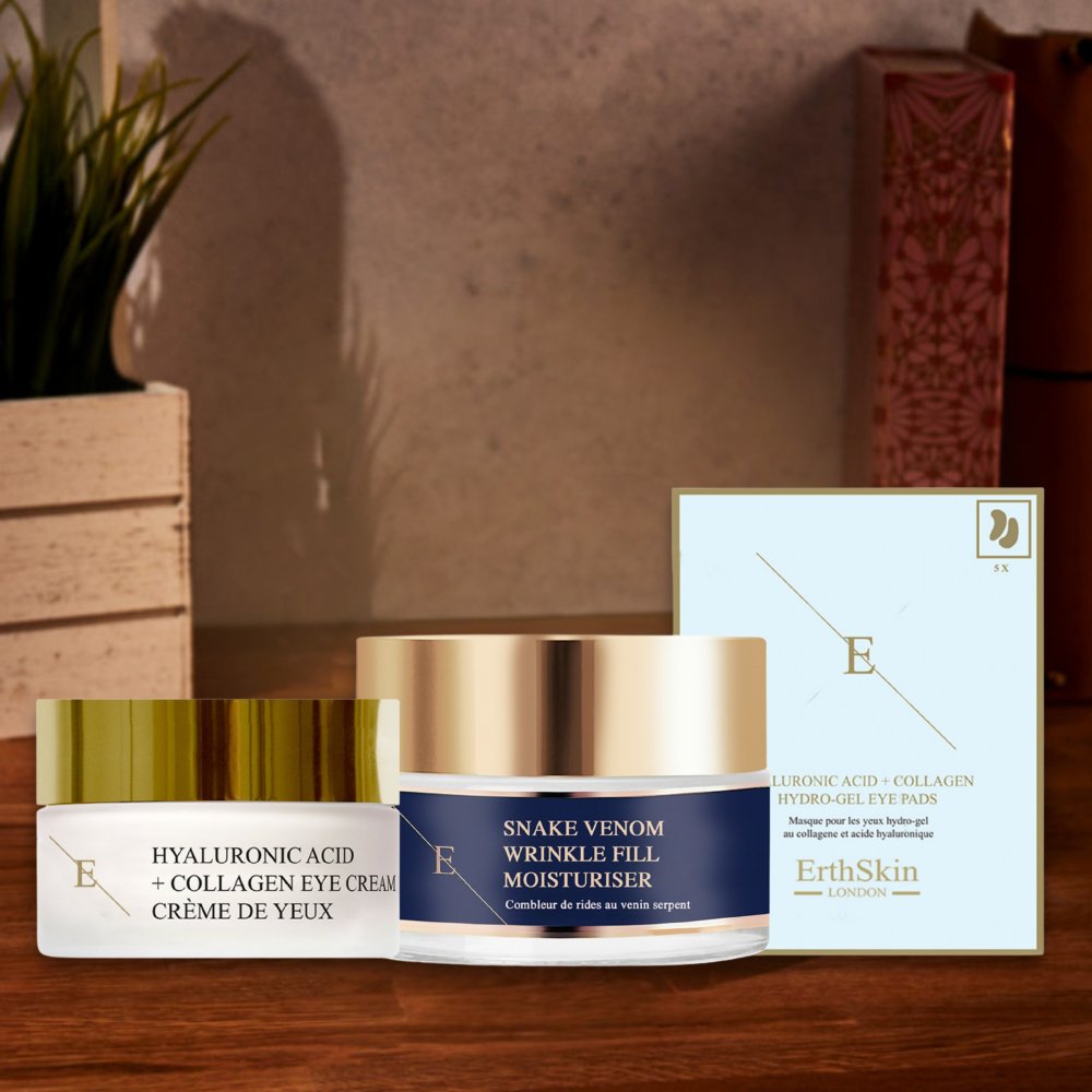 'Hyaluronic Acid + Collagen + Snake Venom' Anti-Aging-Pflegeset - 3 Stücke