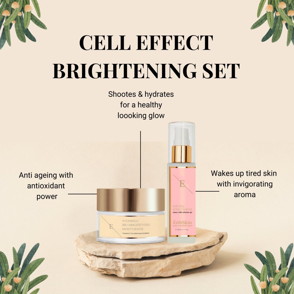 'Vitamin C + EGF Cell Effect' Anti-Aging-Pflegeset - 2 Stücke