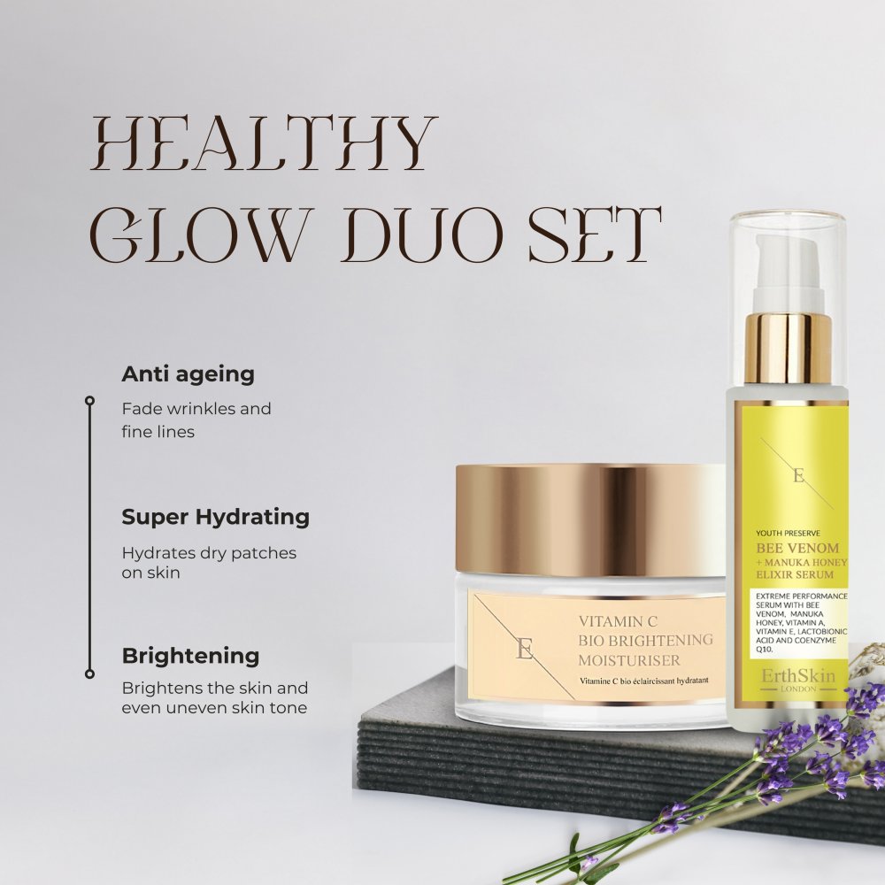 'Vitamin C + Bee Venom + Manuka Honey' Anti-Aging-Pflegeset - 2 Stücke