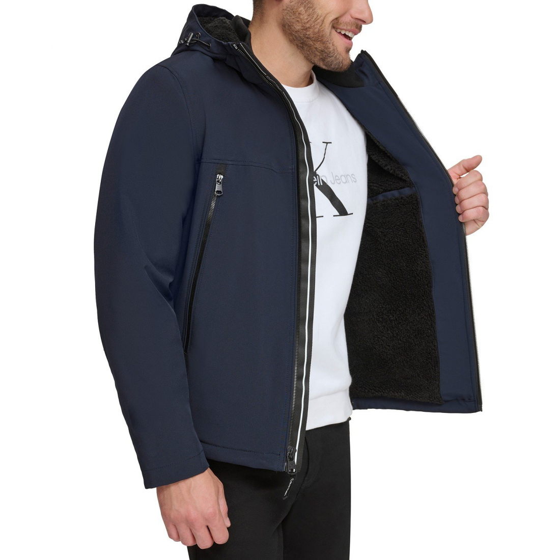 Veste de pluie 'Sherpa Lined Infinite Stretch Soft Shell' pour Hommes