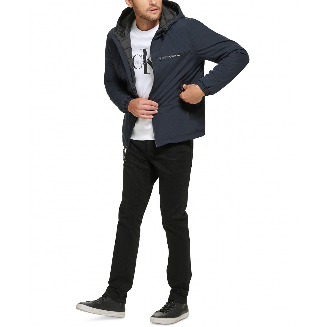 'Infinite Stretch Water-Resistant Hooded' Regenjacke  für Herren